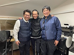 3人でスリーショット