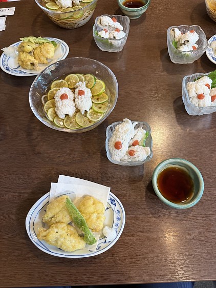 三味洪庵　鱧とすだちそば